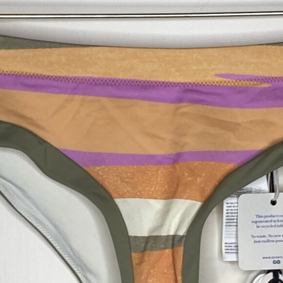 prAna Summer Wave Size Small Mid Rise Swimwear Banded Swim BOTTOM “waves” - Picture 2 of 6